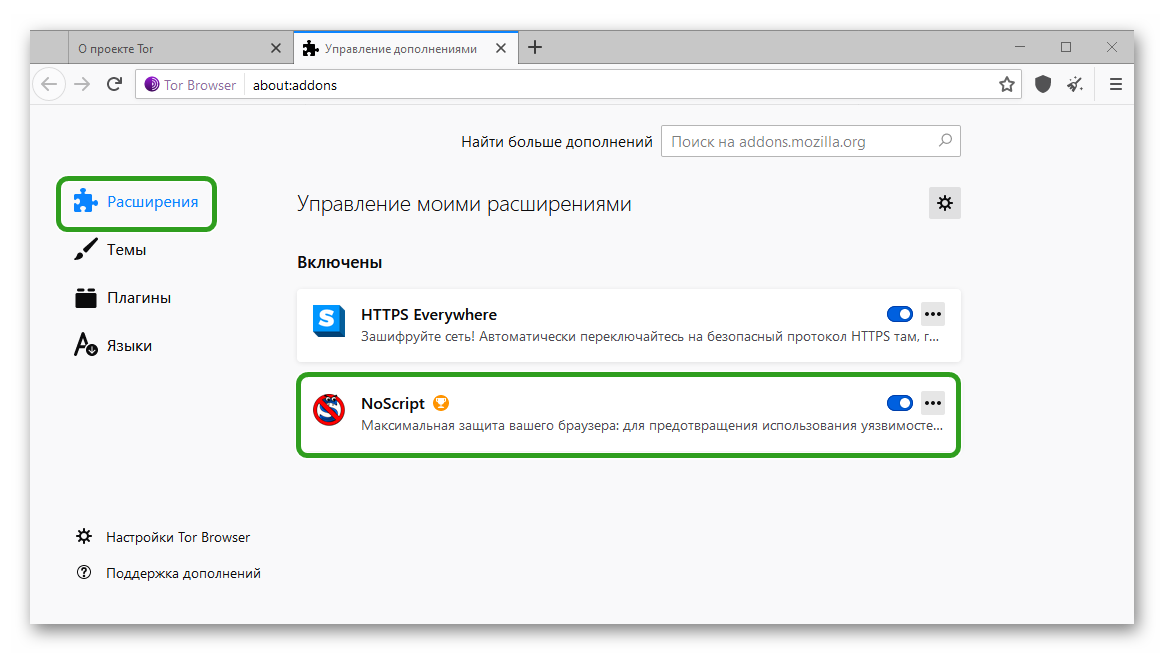 enable javascript on tor browser hydra